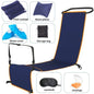 Adjustable Footrest Hammock with Inflatable Pillow Seat Cover for Planes Trains Buses Swing Chair Outdoor Chair Travel