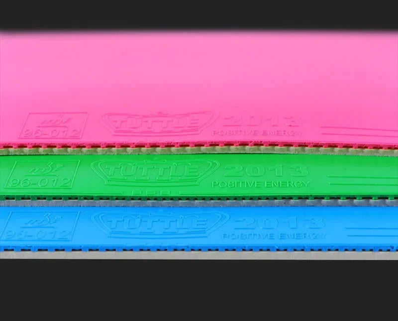 TUTTLE Positive Energy Table Tennis Rubber Pink Blue Green Purple Rubber ITTF Table Tennis Rubber Pingpong