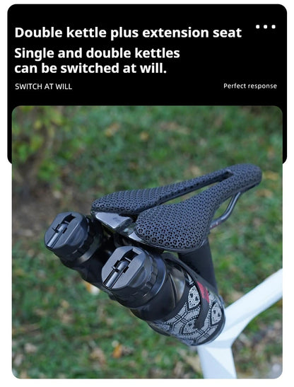 ENLEE Bicycle Water Bottle Cage Extension Bracket Aluminum Alloy Mountain Road Bike Water Bottle Saddle Conversion Seat