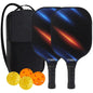 Pickleball Paddles Set Rackets Portable Racket Cover Carrying Bag Gift Kit USAPA Approved Indoor Outdoor Honeycomb Core 4 Balls