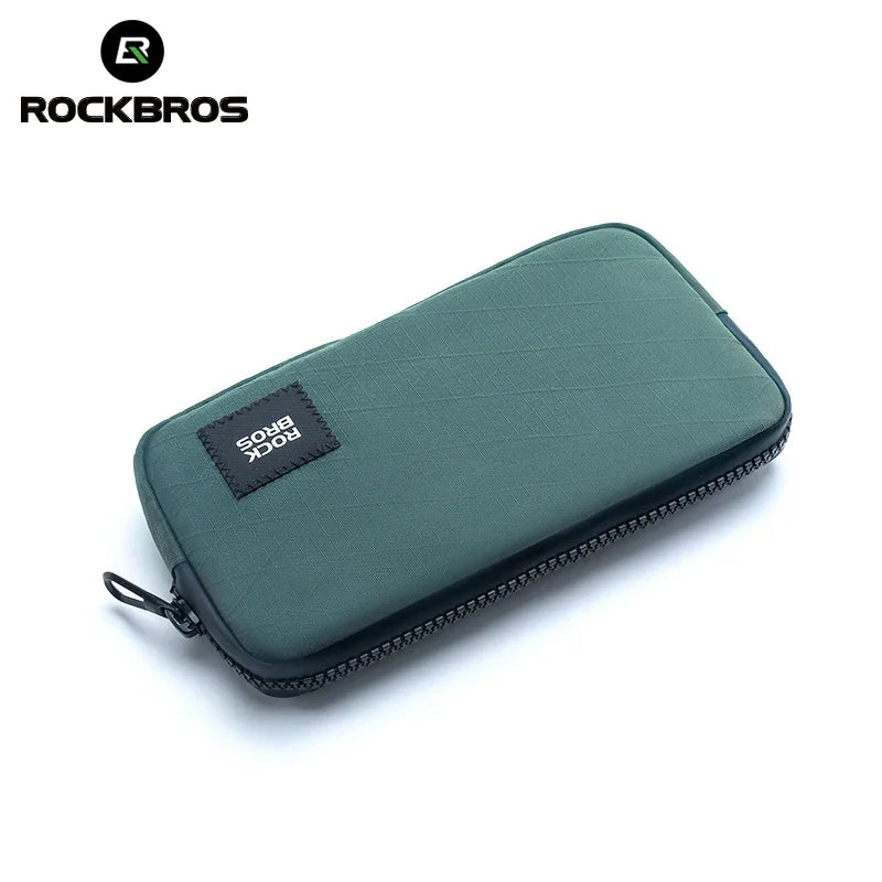 ROCKBROS Phone Bag Daily Use Small Size Lightweight Portable Multifunctional Hand Bag Zipper Storage Coins Wallet Commute Bag