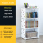 Multi-layer Simple Assembled Bookshelf Easy To Assemble Closet Storage Cabinet Portable Children's Sundries Shelf Save Space