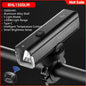 ROCKBROS Bike Light 1500LM5000mAh Type-C Bicycle Light Temperature Control  IPX6 Aluminum LED Light Front Lamp Cycling Headlight