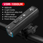 ROCKBROS 1000LM Bike Light Smart Vibration Light Sensing Bicycle Front Light IPX6 Type-C MTB Road Headlebar Cycling Headlights