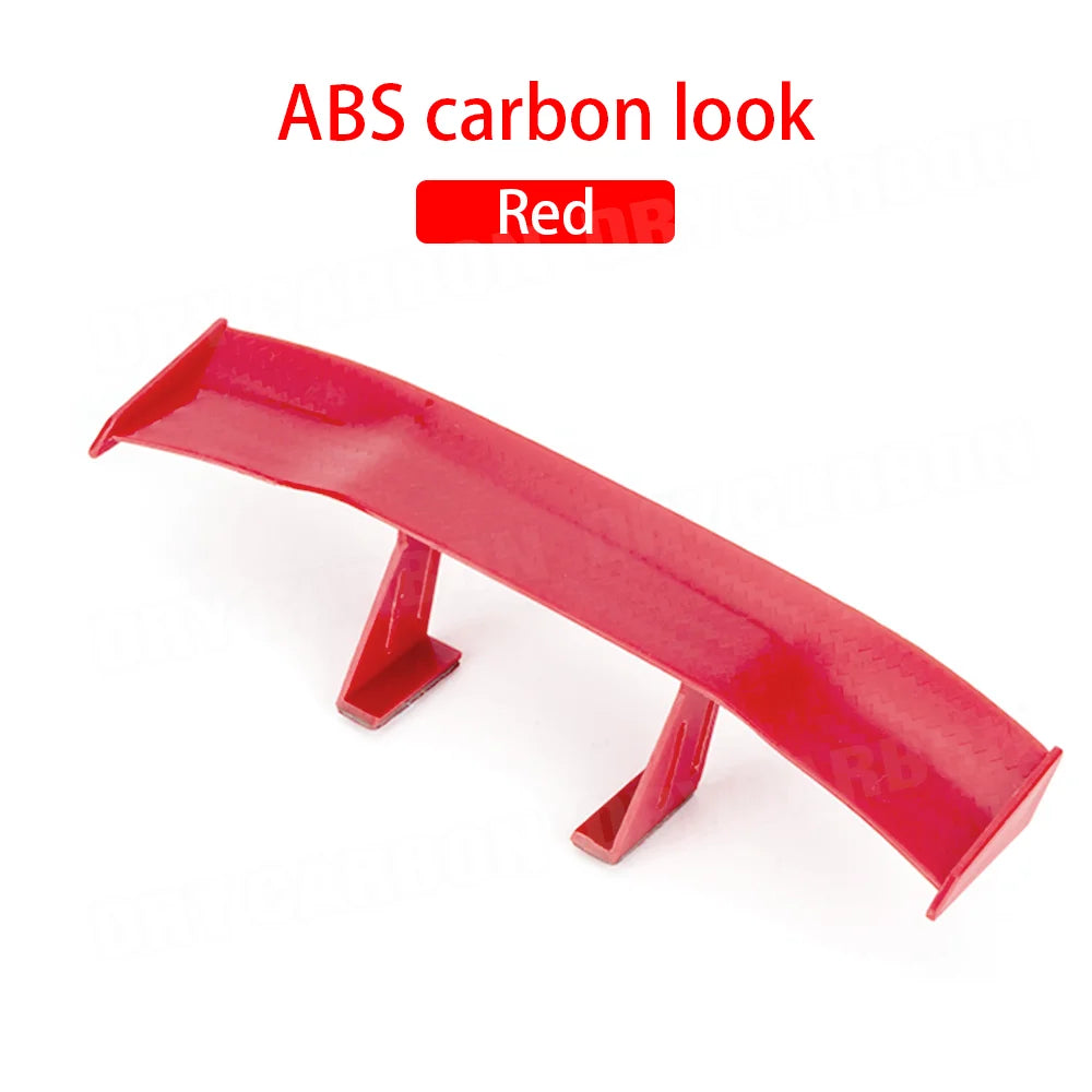 G Style Carbon Fiber Look Car Rear Spoiler Mini Wing Small Model Decoration Car Styling Black Blue Red White Grey