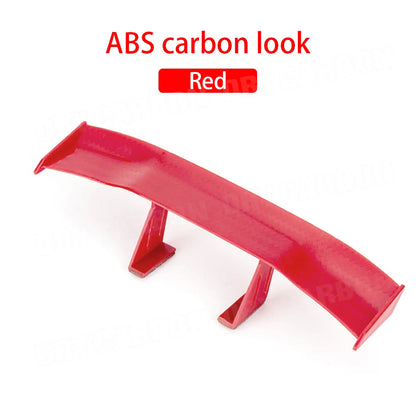 G Style Carbon Fiber Look Car Rear Spoiler Mini Wing Small Model Decoration Car Styling Black Blue Red White Grey