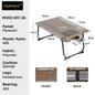 MUMUCC Portable Bed Table For Laptop Folding With Foldable Cushion,Handle,Slot And Mouse Pad, Wooden Gaming Desk