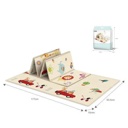 Large Size Foldable Baby Play Mat Double-sided Patterned Educational Children's Carpet Easy To Carry Baby Crawling Mat