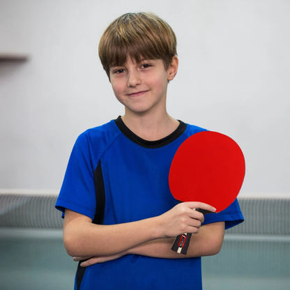 Table Tennis Racket 2 Rackets & 3 Balls Table Tennis Paddles Professional Ping Pong Paddle with Bag for Beginners Training Game