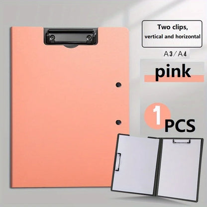 A4 File Folders, Documents Organizer, Clipboard Writing Cover, Paper Folder For Business & School, Stationery & Office Supplies