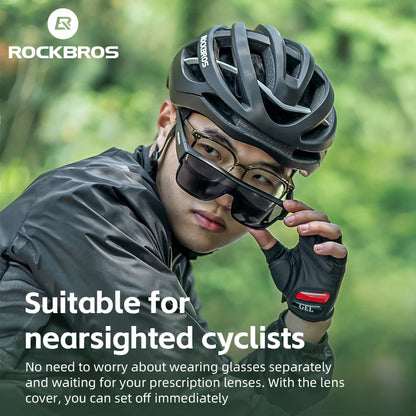 ROCKBROS Polarized Cycling Sunglasses Mutilfunctional Glasses UV Protection Set Glasses Frame Compatible Men's Women's Sunglass