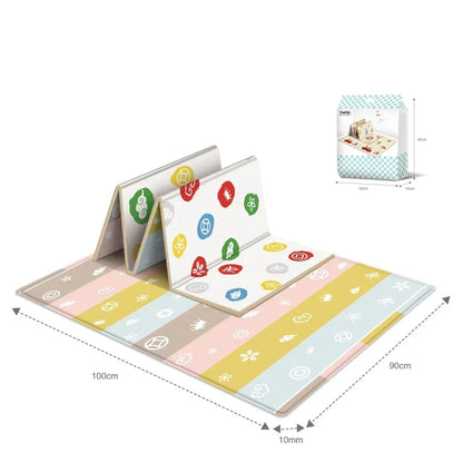 Large Size Foldable Baby Play Mat Double-sided Patterned Educational Children's Carpet Easy To Carry Baby Crawling Mat