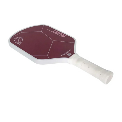 RUBY Pickleball Paddle Thermoformed Unibody Red 100% Kevlar Carbon Fibre 16MM Honeycomb Core Professional Pickleball Racket