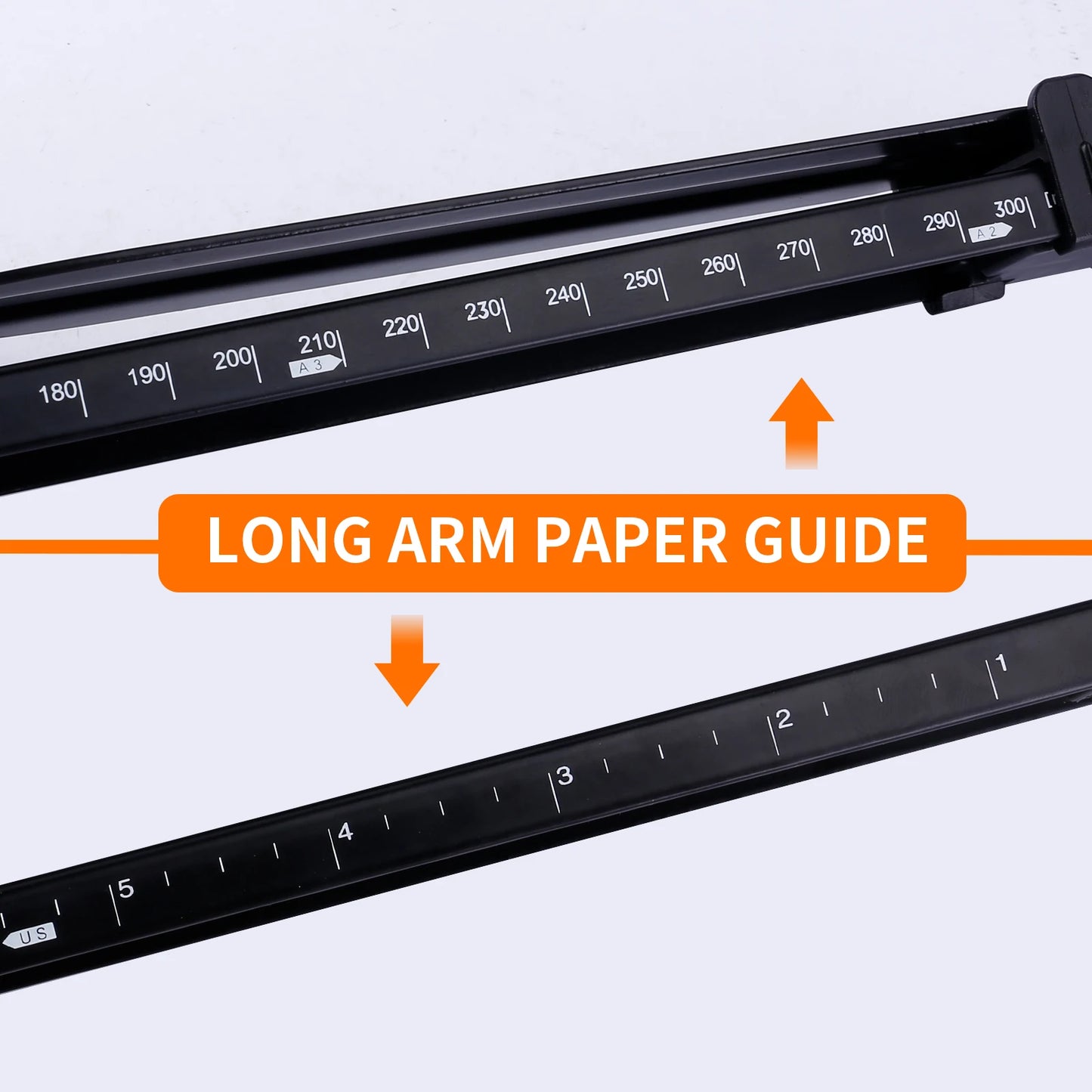 Eagle LONG-ARM Stapler With Built-in Ruler & Adjustable Paper Guide, Rotatable anvil, school and office binding supplies