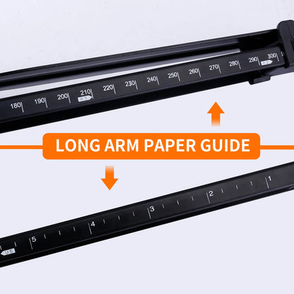 Eagle LONG-ARM Stapler With Built-in Ruler & Adjustable Paper Guide, Rotatable anvil, school and office binding supplies