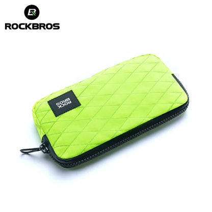 ROCKBROS Phone Bag Daily Use Small Size Lightweight Portable Multifunctional Hand Bag Zipper Storage Coins Wallet Commute Bag