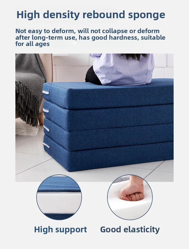 Sponge Folding Mat Floor Mat Afternoon Sleeping Mat Office Single Person Afternoon Rest Mat Japanese Lazy TatamiStudent