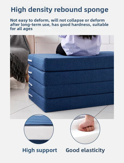 Sponge Folding Mat Floor Mat Afternoon Sleeping Mat Office Single Person Afternoon Rest Mat Japanese Lazy TatamiStudent