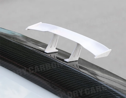 G Style Carbon Fiber Look Car Rear Spoiler Mini Wing Small Model Decoration Car Styling Black Blue Red White Grey