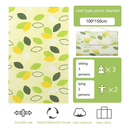 Foldable Picnic Mat Moisture-proof picnic set portable blanket picnic Sleep Pad Waterproof Oxford Cloth Picnic camping blanket