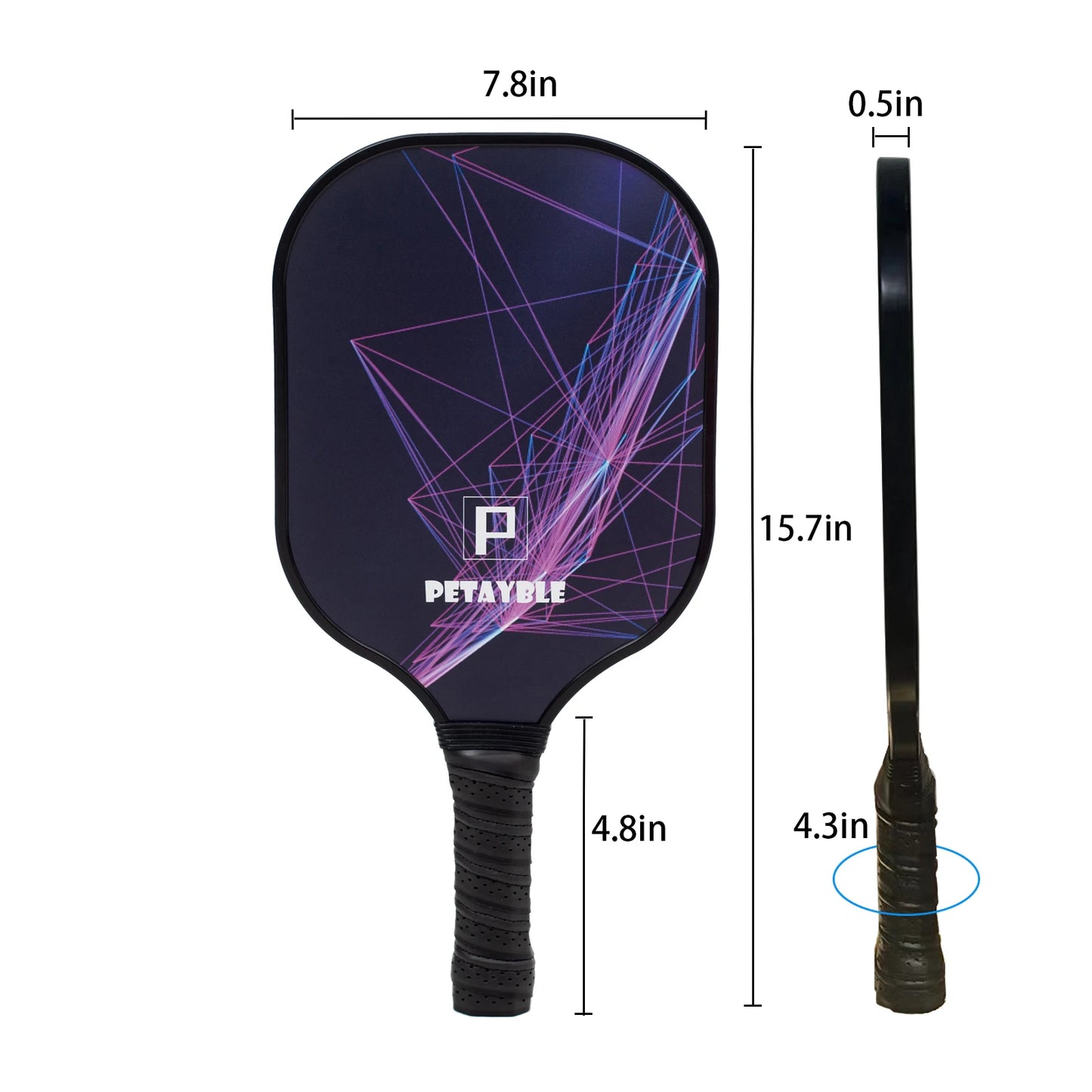 Pickleball Paddles, Fiberglass Surface Pickleball Set,USAPA Approved Set  Portable Racquet Gift Kit Indoor and Outdoor Exercise