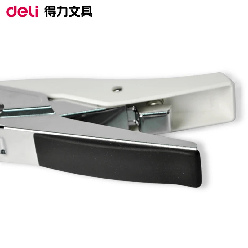 Deli 0329 Manual Plier Stapler Hand Hold Type Efforts Saving 20 Sheets 80g  Metal Stapler