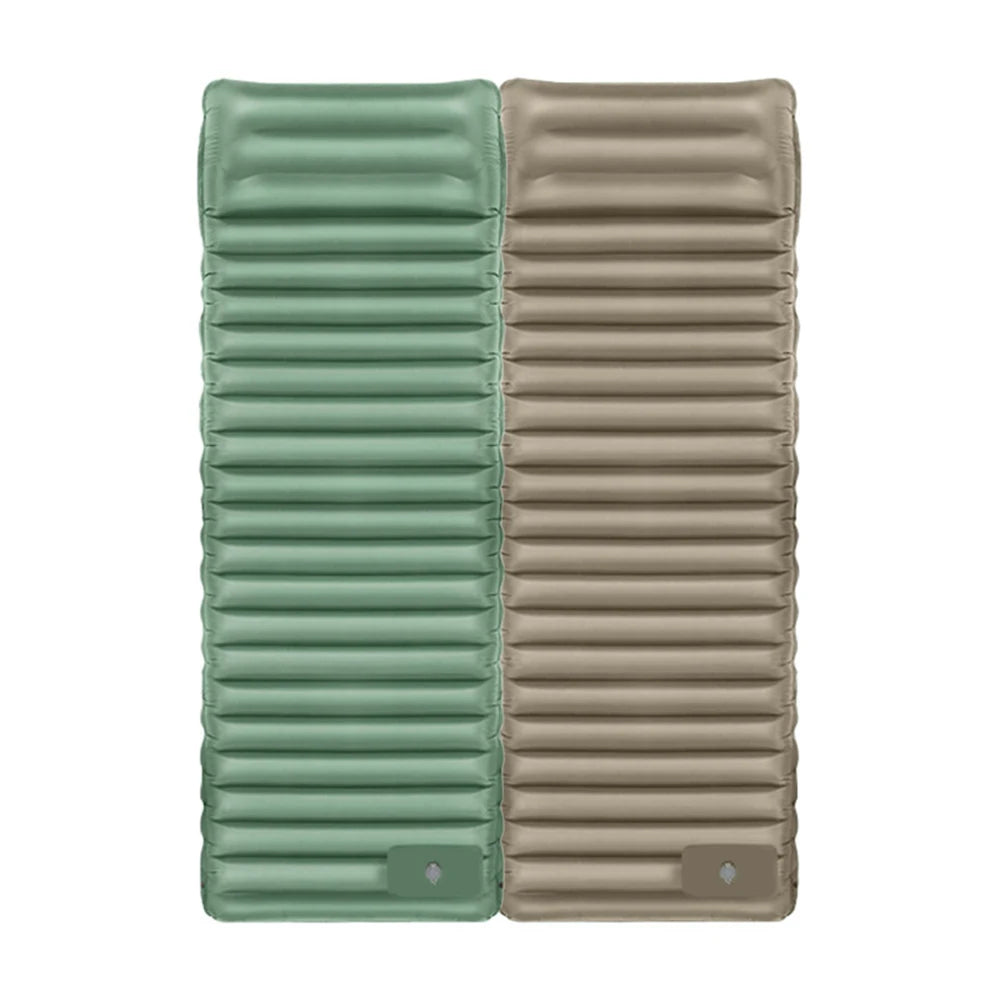 Outdoor Camping Sleeping Pad Inflatable Mattress with Pillow Ultralight Air Mat Built-in Inflator Pump Travel Hiking Camping mat