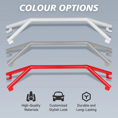 New Exterior Accessories Front Brace Bar Member Chassis Strut Brace 75cm 29.53" For 2022 2023 2024 Subaru WRX VB Red White Gray