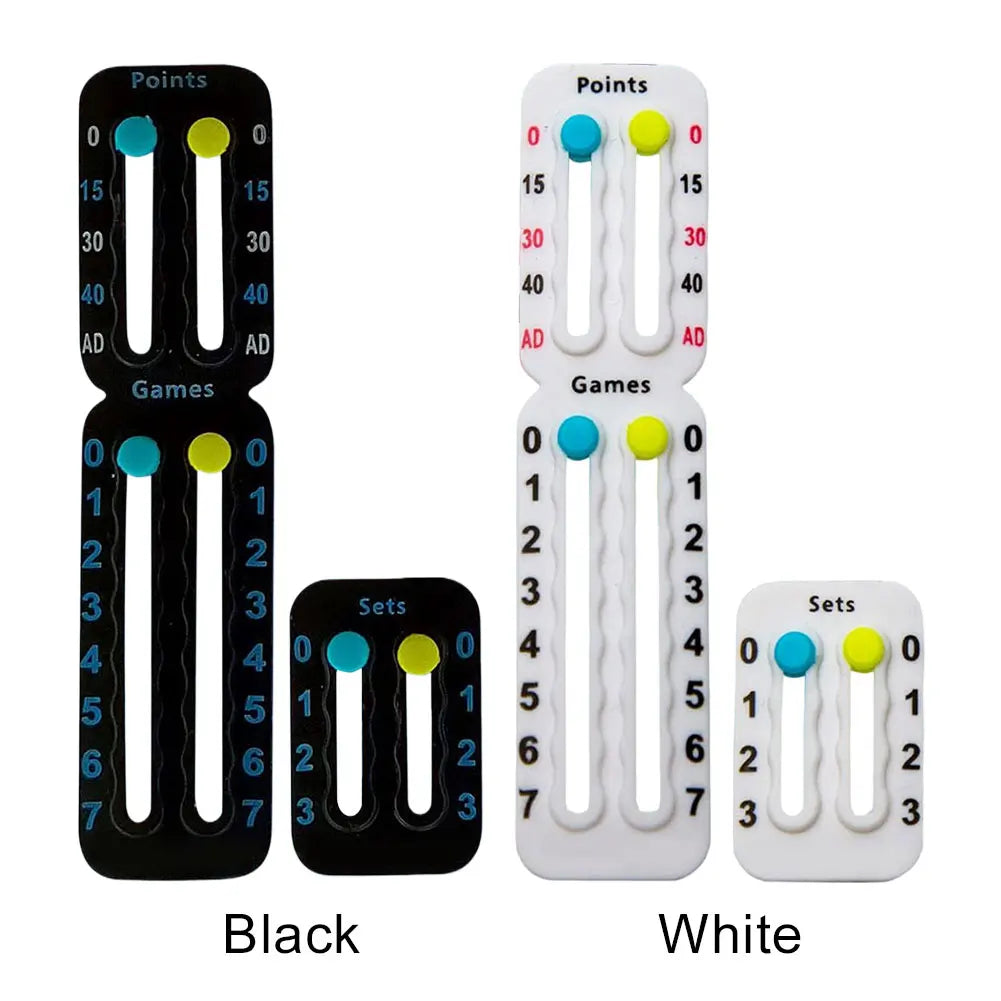 Tennis Racket Pickleball Paddle Scorekeeper Easily Mounted Score Keeper for Tennis Racket and Padel Point Tracker Tennis Gift