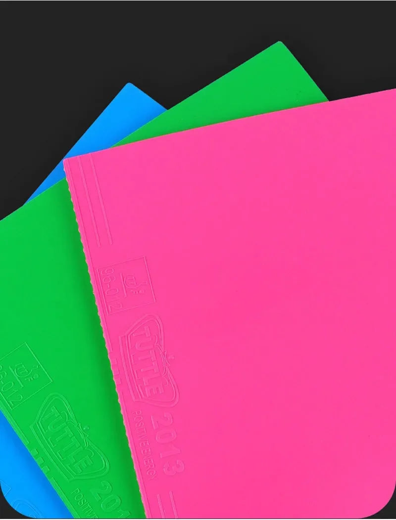 TUTTLE Positive Energy Table Tennis Rubber Pink Blue Green Purple Rubber ITTF Table Tennis Rubber Pingpong