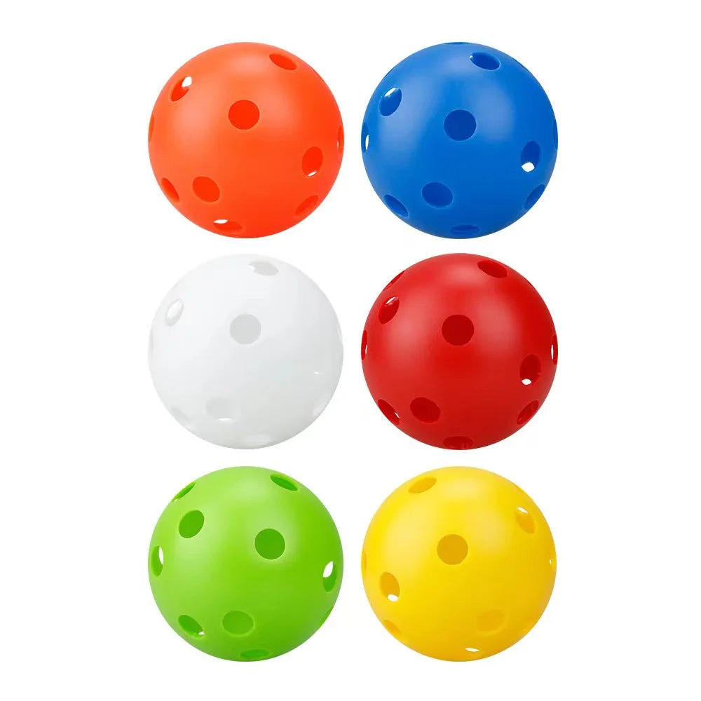 12Pcs Pickleball Balls 26 Holes 72mm Pickleball High Elastic Durable Hollow Balls For Professional Beginner Indoor Training Ball