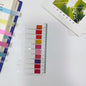 KindFuny 200 Sheets Morandi Index Tabs Bookmark Sticky Notes Notepad Kawaii Stationery School Office Supplies
