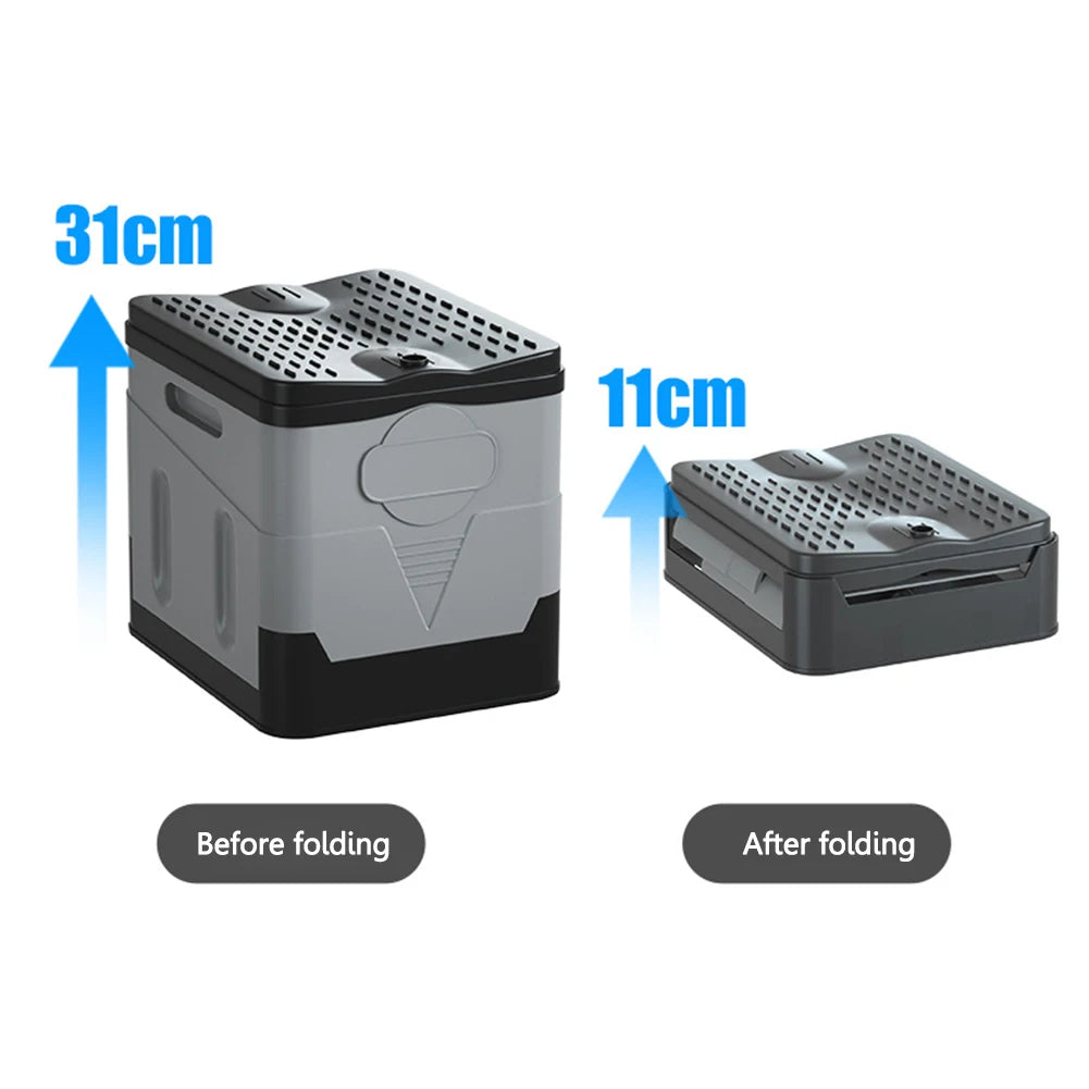 Plastic Portable Outdoor Toilet Tent Car Emergency Toilet with cover Travel Washable Camping Toilet Self-driving Picnic Seat