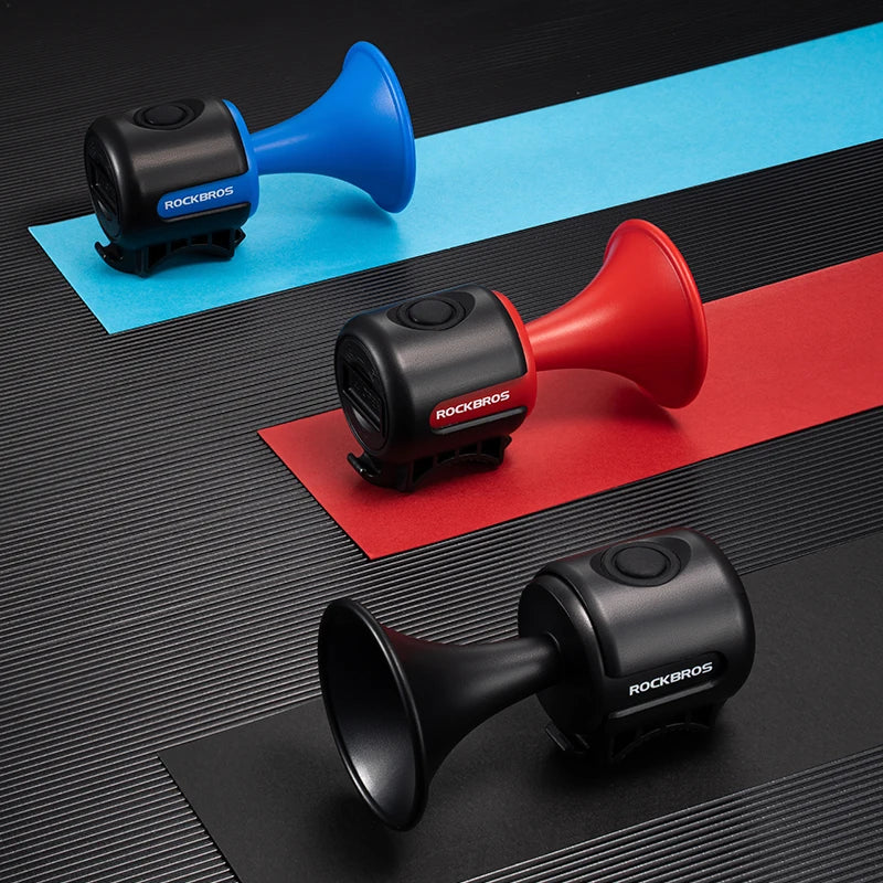 ROCKBROS Bicycle Bell Ring Bike Electronic Loud Horn Safety Alarm Electric Waterproof Bicycle Warning Bell Bicycle Accessories