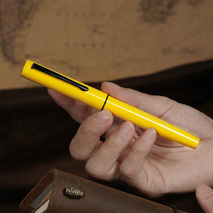 New Hongdian C1 Exquisite Explorer Simple Classic Retro Fountain Pen EF F Hooded Nib School Office Supplies Writing ink Pens