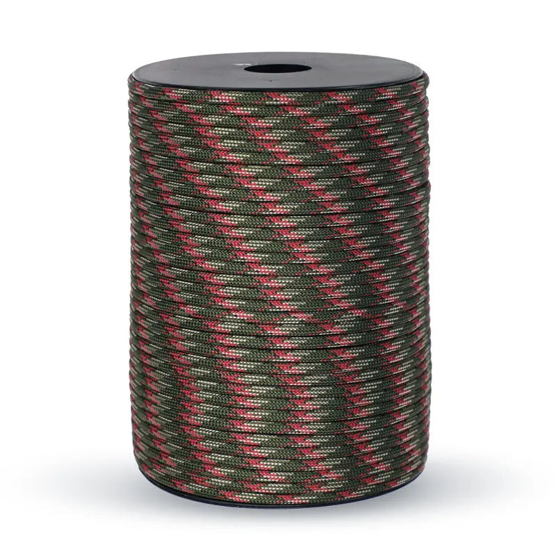 9 Core 650lb Paracord 100m Dia.4mm Military Standard Parachute Rope Tent Lanyard Accessories For Survival Bracelet DIY Making