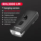 ROCKBROS 3000LM Bicycle Front Light 10000mAh Bicycle Light High Brightness Type-C Bike Lamp Road MTB Cycling Safety Front Lights