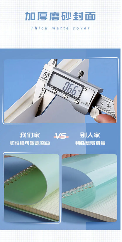 6 Sheets A4 B5 A5 30/26/20 Holes Transparent PP Loose-leaf Cover Index Divider Separator Notebook Accessory Stationery Useful
