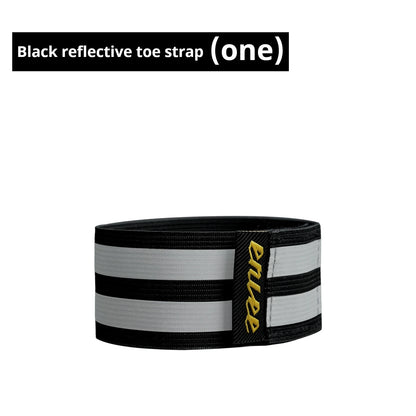 ENLEE Bicycle Trouser Straps Road Bike Night Riding Reflective Gaiters Outdoor Hiking Night Running Trouser Leg Straps