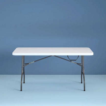 Cosco 6ft White Outdoor Garden Camping Picnic Table Portable Folding Table