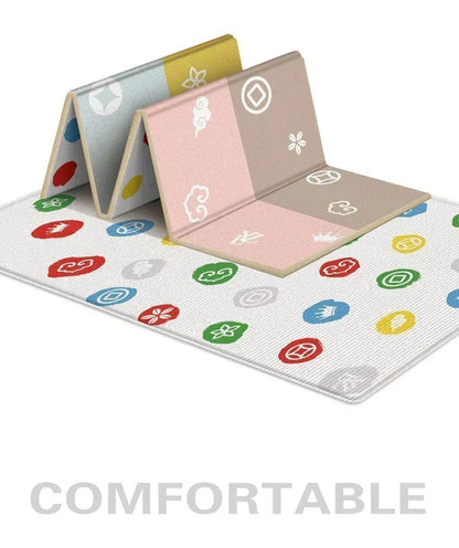 Large Size Foldable Baby Play Mat Double-sided Patterned Educational Children's Carpet Easy To Carry Baby Crawling Mat