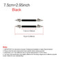 2psc Universal Racing Adjustable Front Rear Bumper Lip Splitter Support Bar / pull rod Kit Racing 75mm