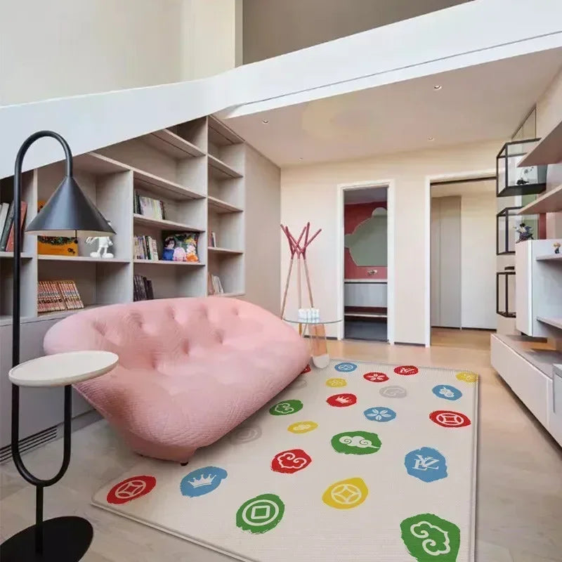 Large Size Foldable Baby Play Mat Double-sided Patterned Educational Children's Carpet Easy To Carry Baby Crawling Mat