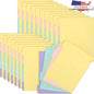 200 Pieces 3 Ring Binder Dividers 40 Sets 5 Tab Labels Organization Office Home Storage Documents