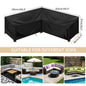 Outdoor Furniture Covers Waterproof Rain Snow Dust Wind-Proof Anti-UV Oxford Fabric For Garden Lawn Patio Table Chair Protection