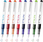 Disposable Fountain Pens, Straight Liquid Fountain Pens，for WritingQuick-Drying Ink Pen, Smooth-Writing Multicolor Art Supplies