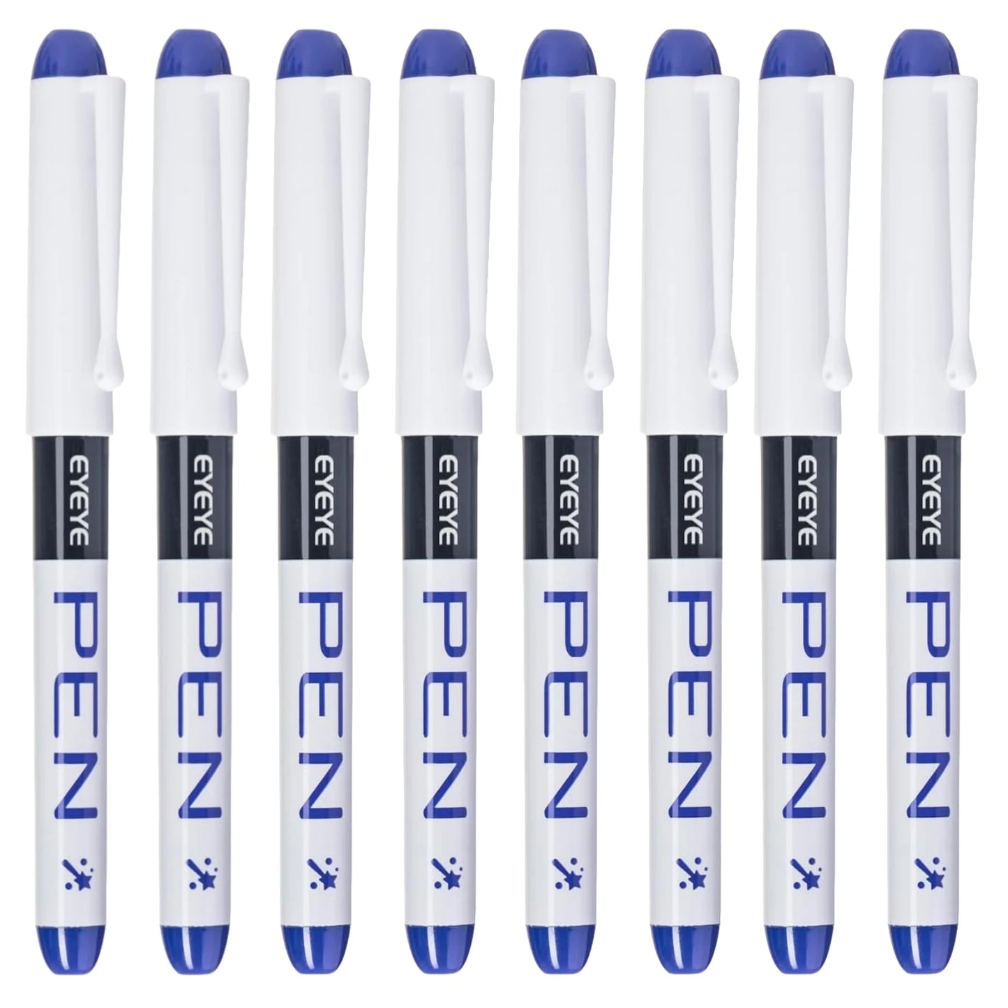 Disposable Fountain Pens, Straight Liquid Fountain Pens，for WritingQuick-Drying Ink Pen, Smooth-Writing Multicolor Art Supplies
