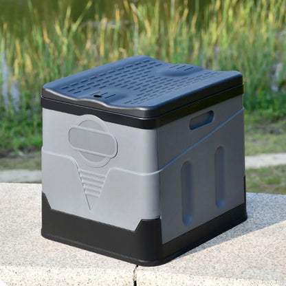 Plastic Portable Outdoor Toilet Tent Car Emergency Toilet with cover Travel Washable Camping Toilet Self-driving Picnic Seat