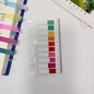 KindFuny 200 Sheets Morandi Index Tabs Bookmark Sticky Notes Notepad Kawaii Stationery School Office Supplies