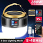 High Power LED Camping Light USB Rechargeable Bulb Outdoor Tent Lamp Portable Lantern Emergency Lighting Lights For BBQ Hiking